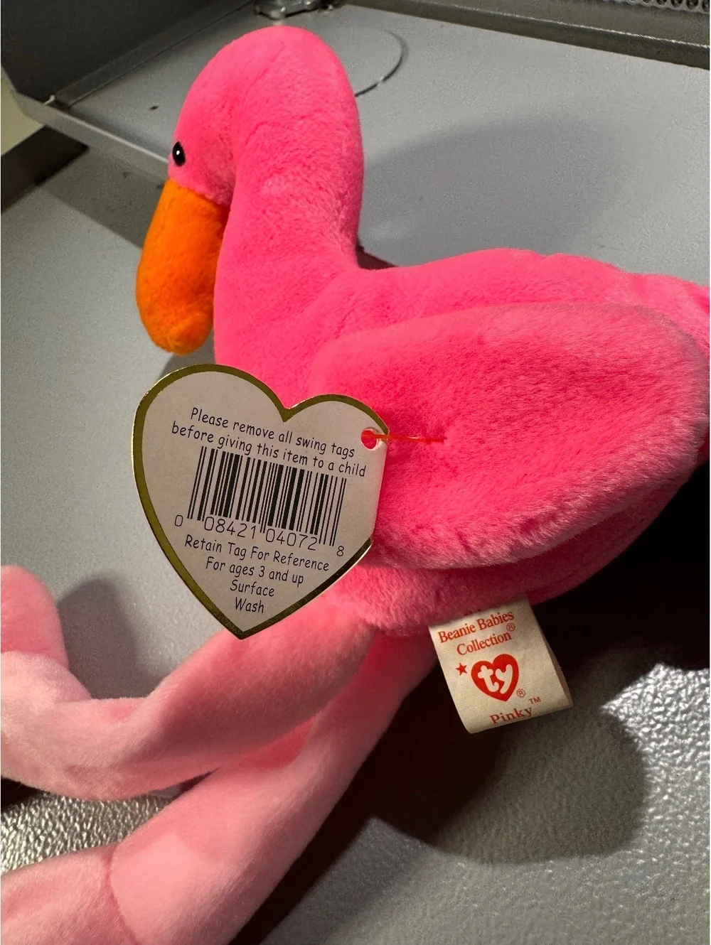 TY Beanie Baby Pinky